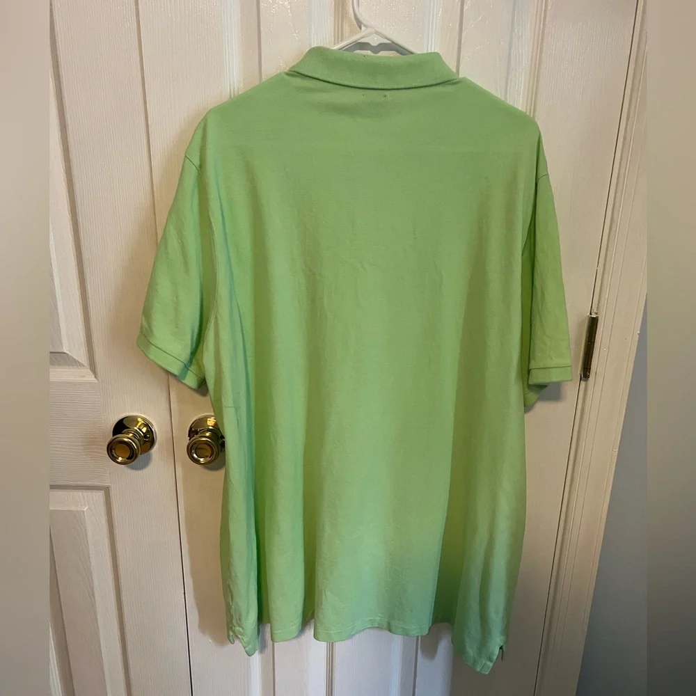Polo‎ Ralph Lauren Men's XXL Light Green Cotton Classic Short Sleeve Polo Shirt